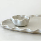 Wave Serving Dish & Dip Bowl
