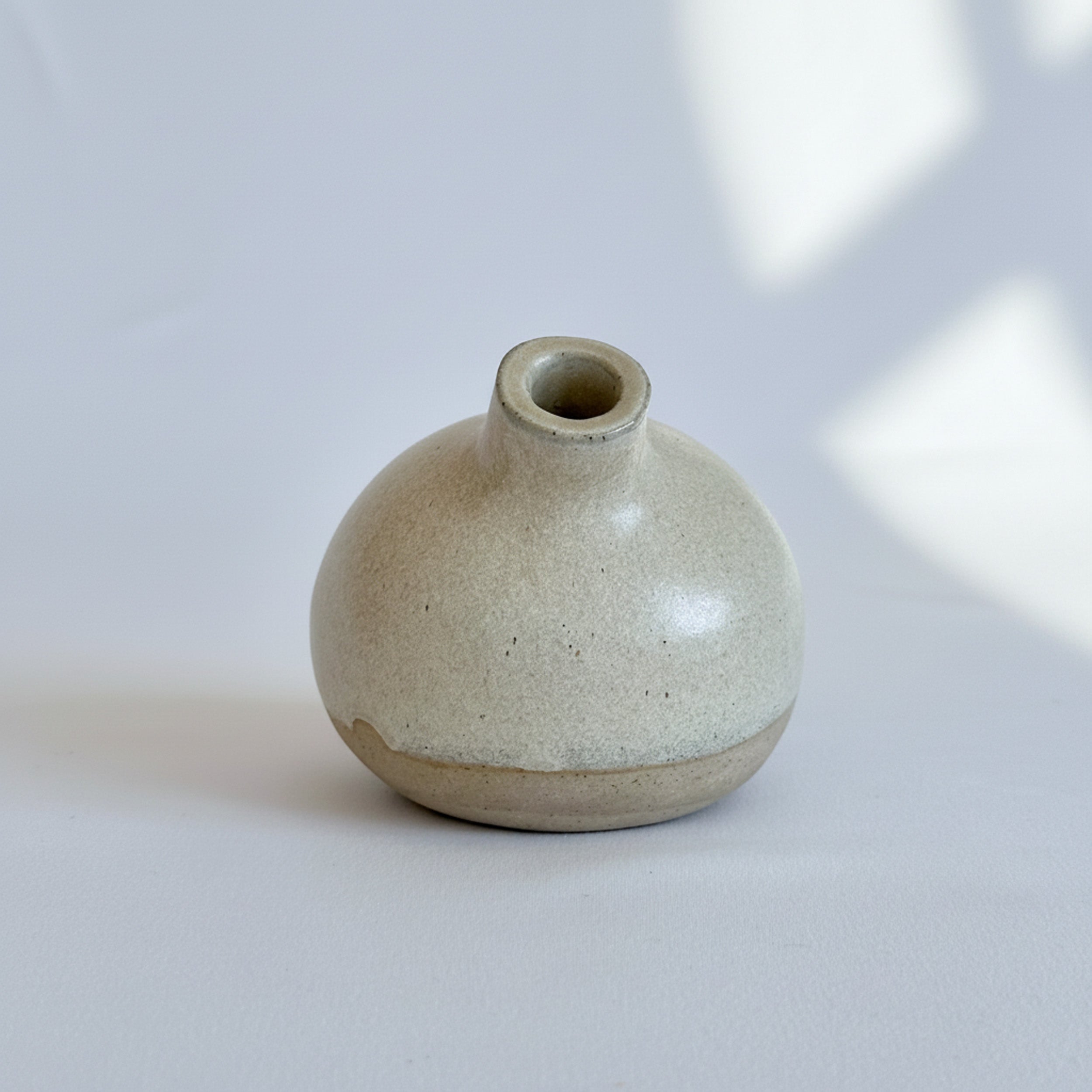 Turquoise & Beige Bud Flower Vases - Small