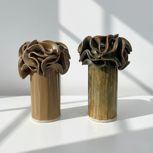 Ceramic Pom-Pom Vases - Polly Barton