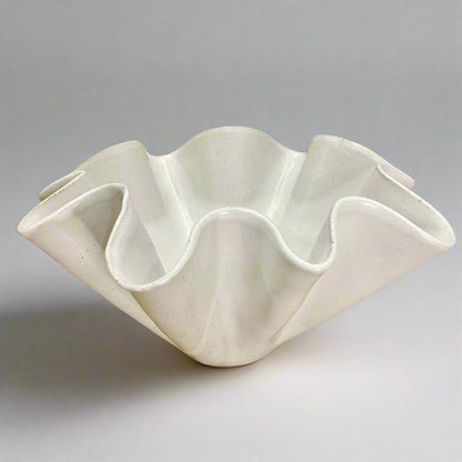 High Sided Wave Bowl - Extra Large White