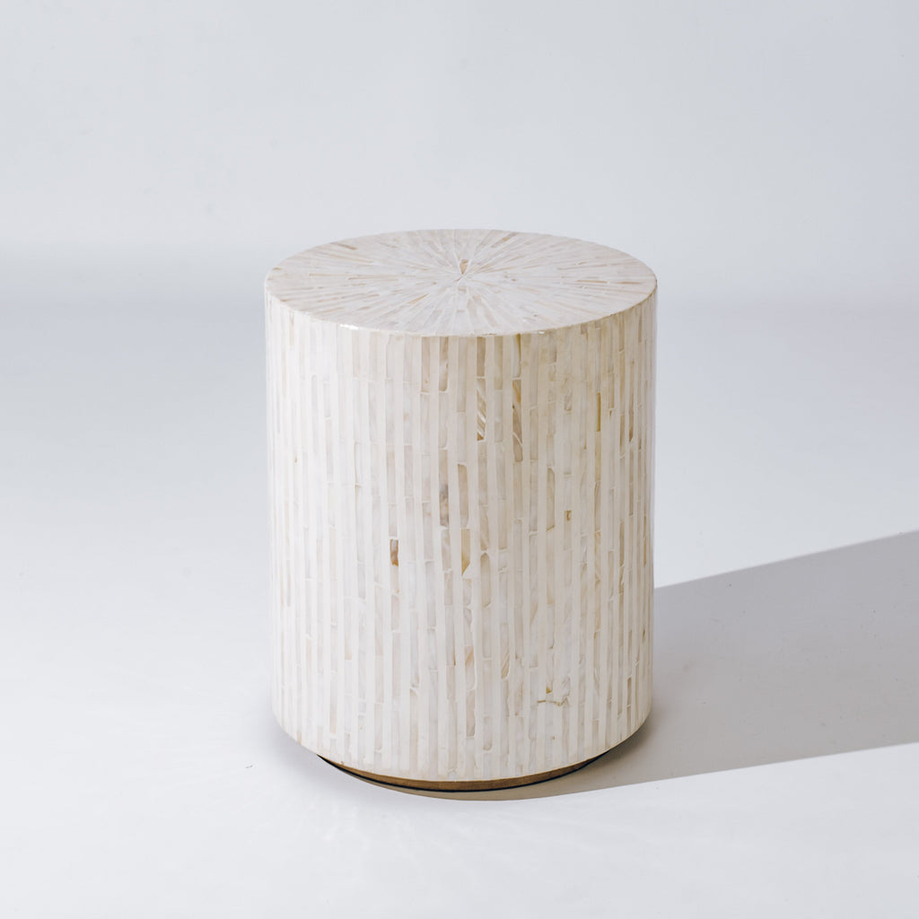 Hanora Mother of Pearl Inlay Side Table