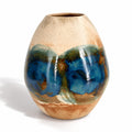 Large Rounded-Form Vase - Organic Glaze