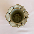 Mint-Green Ruffle Vase