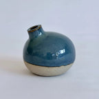 Turquoise Bud Flower Vases - Small