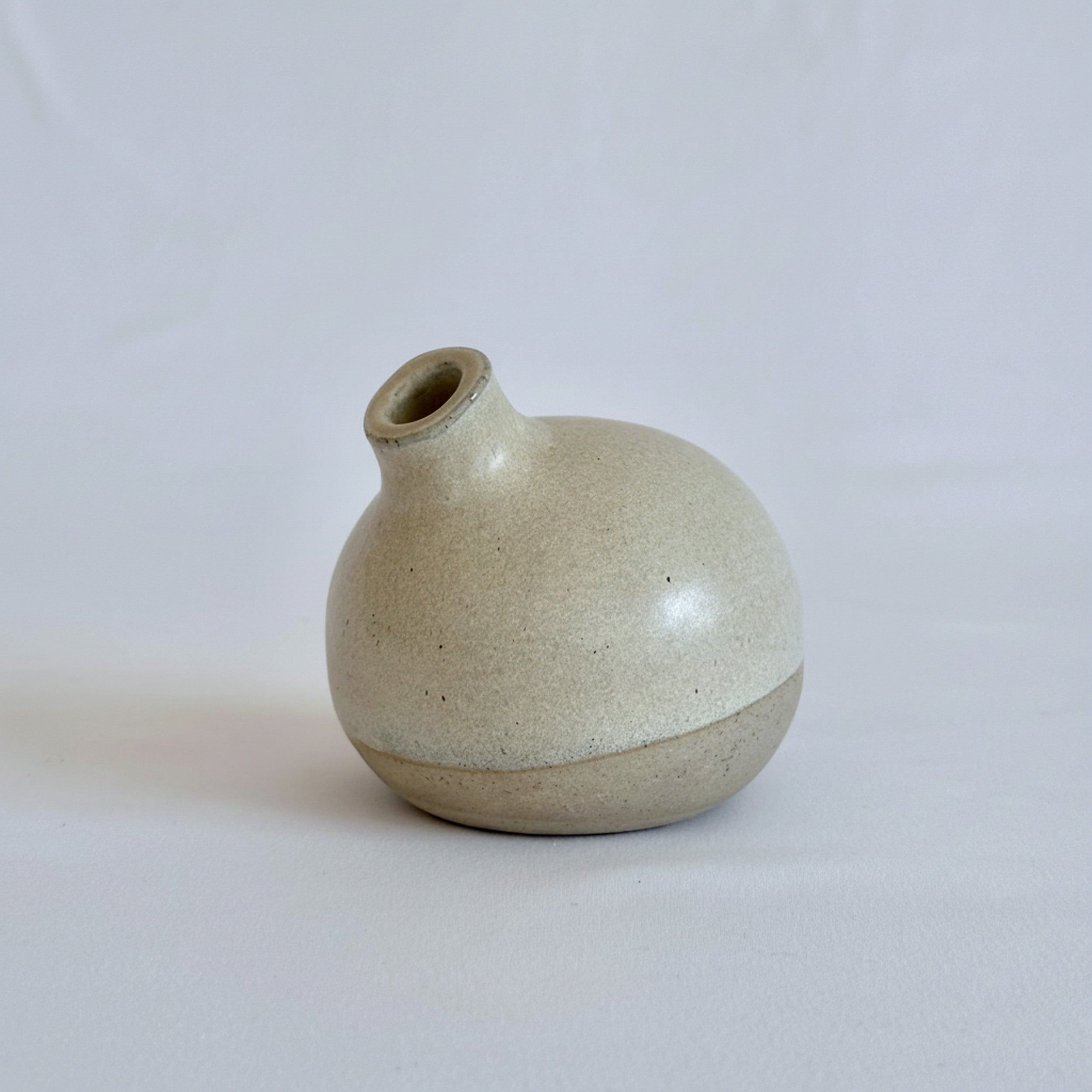 Turquoise & Beige Bud Flower Vases - Small