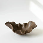 Decorative Wave Dishes - Small - Chocolate