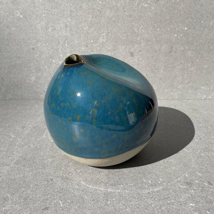 Rockpool Turquoise Balloon Vase - Polly Barton