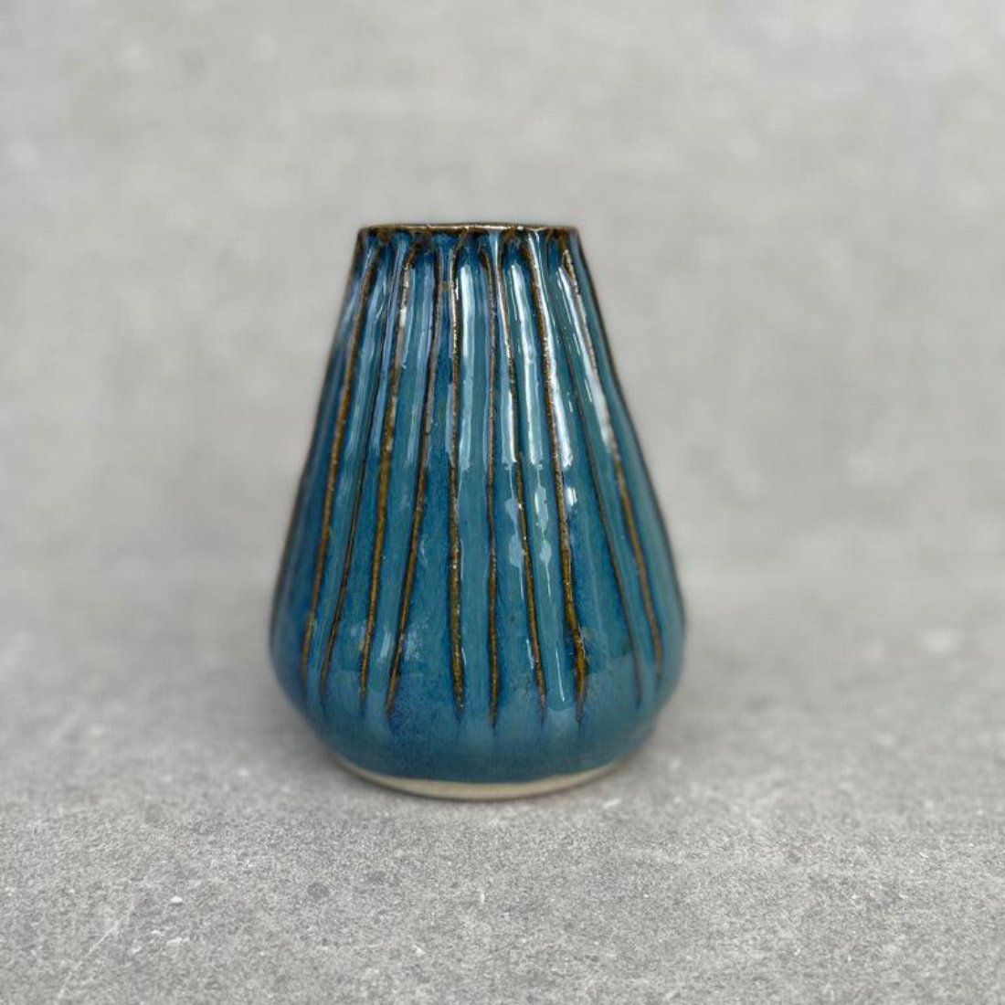 Rockpool Turquoise Coral Vase (small) - Polly Barton